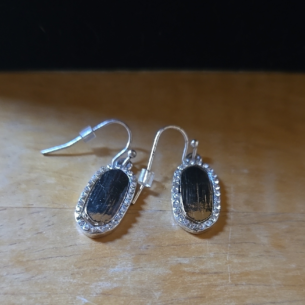 Elegant Silver and Gold Earrings